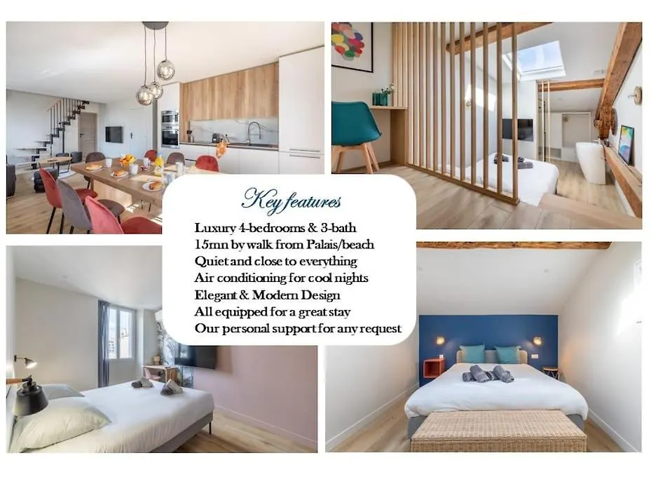Brp Cannes Center, Top Floor Luxurious Apartment Ii, 4 Bedrooms+3 Bathrooms 0*,  France